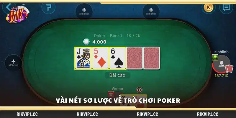 Chiến thuật chơi game Poker – Những chiến lược thắng dài hạn 1 Giới thiệu khái quát về Poker
